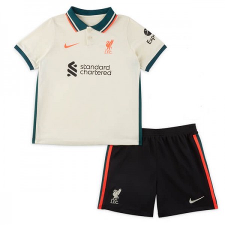 Billiga Fotbollströjor Liverpool Barn Borta tröja 2021/22 Kortärmad 